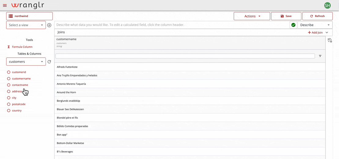 Simple, drag and drop interface.